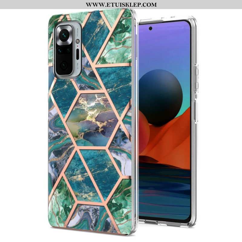 Etui do Xiaomi Redmi Note 10 Pro Marmur O Intensywnej Geometrii